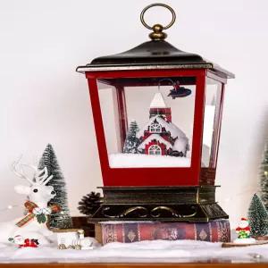 스탠드 트리 소품 기둥 눈사람 크리스마스 오르골 홀더 장식 맨틀 나무