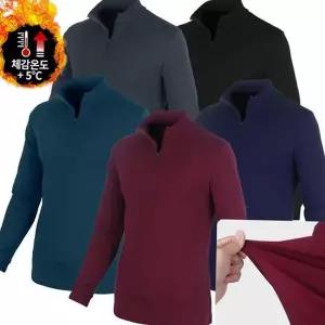 남자 기모 집업 데일리 반집업 맨투맨 남성 기모 티셔츠 겨울 아웃도어 스포츠 등산 골프 낚시 여자 여성