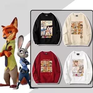 주토피아 맨투맨 주디 어린이 기모 토끼 남아 긴팔 닉 여우 키즈 아동용 남녀공용 겨울 성인