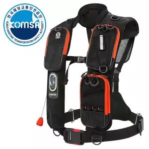 [폰터스] 해양수산부 KOMSA 형식승인 자동팽창식 낚시 구명조끼 PL-9500