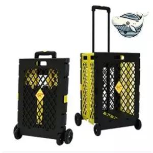 대형 접이식 이동 캐리어 효율적 수납 박스형 핸드카트 시장케리어 시장가방 시장바구니