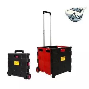 접이식 트롤리 캐리어 다용도 수납함 이동식 핸드카트 시장케리어 시장가방 시장바구니