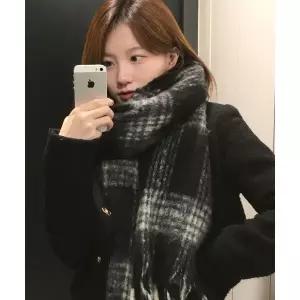 알리스 ALYSS 머플러 목도리 넥워머 [1월 2일 배송] 브러쉬드 와이드 [3컬러 ]