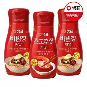 [샘표] 저당 비빔장/저당 초고추장 340g 2+1개 골라담기 /조미료/양념..[35613469]