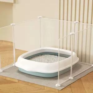 고양이 화장실 파티션 강아지 배변판 차단막 방수