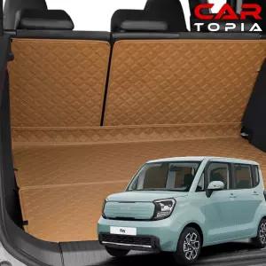 기아 더뉴 레이 페이스리프트 스퀘어 가죽 트렁크매트 차박 트렁크 보호 용품