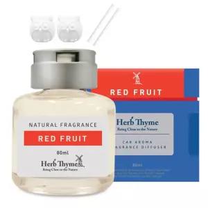 허브타임 방향제 차량용 80ml 디퓨저 레드프룻