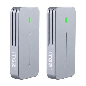 M.2 NVMe/NGFF SSD 케이스 NVMe 인클로저 M-key USB3.2 Gen2 메탈 2242 알루미늄 스틸