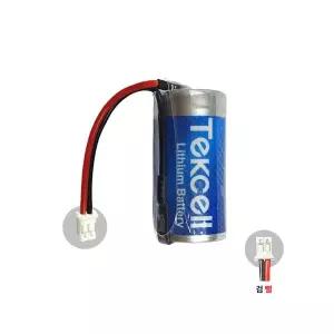 197번 텍셀 배터리 CR123A 3V /커넥터 검빨 /경보기 화재감지기 산업용 보안용 가정용 다용도 건전지