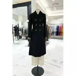 [모조에스핀] 모조에스핀 더블버튼 트위드 롱코트 J244MSG417 551400