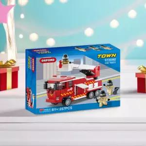 옥스포드 타운 미니차량 소방차 블록 자동차 조립 블럭 어린이 ST-33382 (237p)