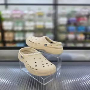 [크록스]여성 키높이 바야 플랫폼 라인드 클로그 208708-11S/애플아울렛