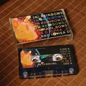 호환 록 라디오헤드 톰 요크 뮤직 테이프 인 레인보우즈 앨범 하우스 오브 카드즈 카세트 코스프레 워크맨