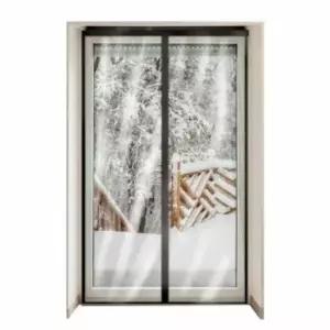 블랙 비닐커튼 소 90x210 겨울방풍커튼 겨울용커튼 현 방풍커텐 바람막이커튼