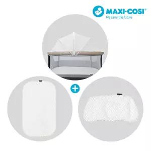 [맥시코시] 아이오라 에어 아기침대 전용 3종 액세서리 세트(모기장 냉감베개 냉감매트)