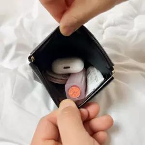 화장품 악세사리 자석 파우치 블랙 소형 립스틱파우치 틴트파우치 이너백