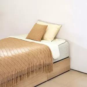 [지누스]루미 수납형 침대프레임(퀸/화이트)