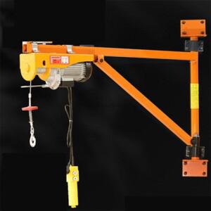 전기 호이스트 소형 크레인 220V 510W 200KG 리프팅 머신 벽 고정 브래킷 다기능 가정용 실내