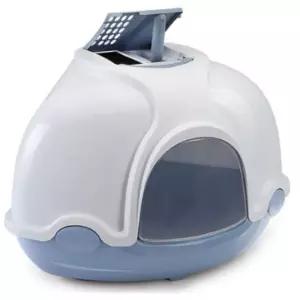 아이맥 반려묘 배변 화장실 코너 후드형 진저 AZZURRO