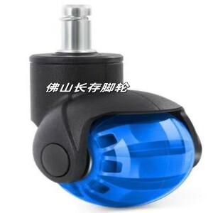 5개 2인치 볼 캐스터 - 11x22mm 스냅 링 및 베어링이  PU 회전 바퀴, 투명 사무실 의자 롤러, 조용하고 부