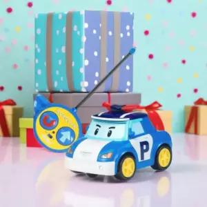 로보카폴리 무선조종 폴리 RC카 장난감 경찰차 사이렌 불빛 구조대 출동 리모컨 조종 작동