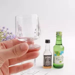 소주잔 특이한 디자인 미니 술잔 4P 소주잔 소주컵 고블렛유리 미니소주잔