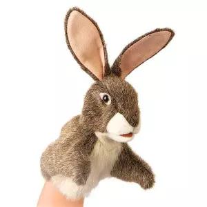 [골드스마일]손인형 산토끼 작은 고급