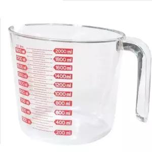 계량용 2000ml 홈베이킹 계량컵 제빵용 용기