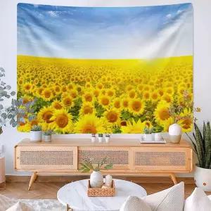 (보리별) 대형 패브릭 포스터 해바라기 그림 집들이선물 개업선물 풍수지리