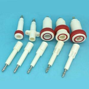 10 Set 다중  흰색 바인딩 Oost 15KV 고전압 저항  프로브 4mm 바나나 플러그 솔더