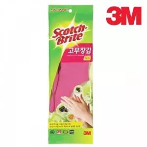 [3M]고품질 3M 주방용 고무장갑 중형 설겆이 설거지 식당 라텍스장갑 WFHPDCH