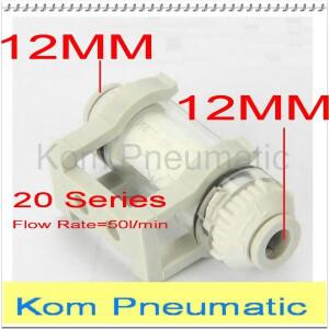 ZFC SMC 타입 인라인 진공 공기 흡입 필터 12mm 파이프 튜브 포함 원터치 피팅 요소 탈착식 분당 50L ZFC20