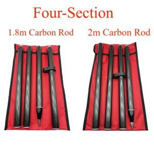 1.8M 2M 설문 조사 프리즘 폴 탄소 섬유 GPS GNSS RTK 5/8x11 Topcon Trimble용 Leica용 스레드