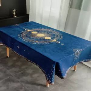 타로스프레드천 매트 별자리 대형 직사각형 타로 테이블 카드 레이스 타로천 테이블보 러그