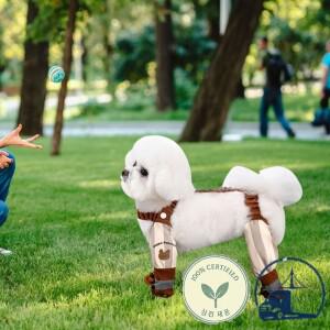 미끄럼 방지 강아지 발 보호 서스펜더 포함 얼룩 애완동물 바지 및 소형견용