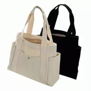 [파우치데이]포켓 라인 에코백 [BG183]보온병/남성/여성/에코백/휴대용/여성/기저귀가방/핸드폰/캔버스