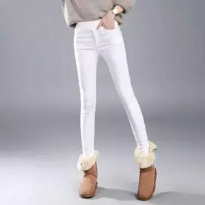 [하프클럽/]심플 패턴 스탠다드 스키니핏 스판성 윈터소재밴딩팬츠