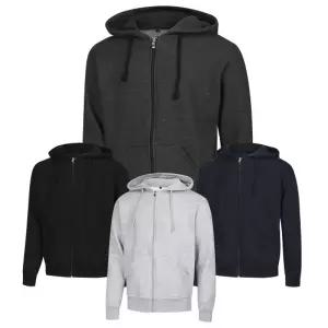 [파파브로] 멘즈 베이직 캐주얼 기모안감 후드 집업 MB-JUK-Q067