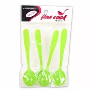 (set)컬러멜라민 XG19VK18 스푼4P(색상임의상품) 5개