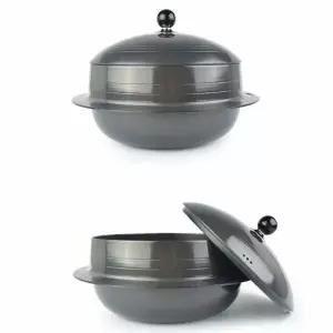 탁월한 JI77MK62 열전도 경질 가마솥 뚝배기 누룽지 밥솥 26cm