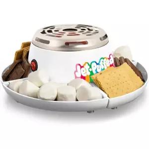 노스탤지어 젯퍼프 테이블탑 실내용 전기 스모어 메이커 키트 화이트