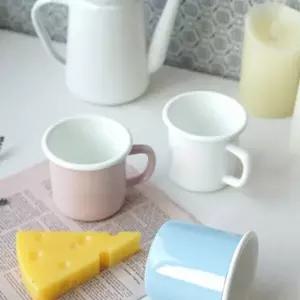 내구성좋은 YL04NH80 마시피렌체 파스텔 법랑 머그컵