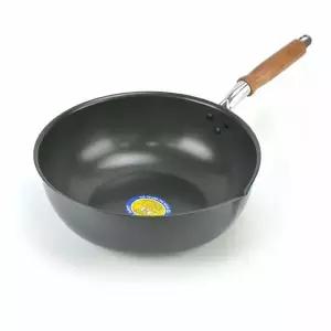 나무손잡이 YX80UC22 업소용 경질 웍 북경팬 30호-29.5cm