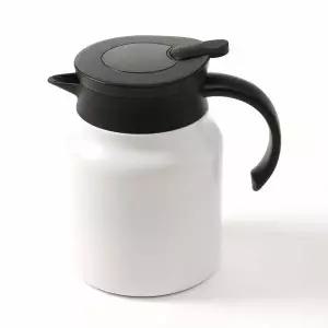 티웨어 FO24SQ67 온도표시 보온 주전자 900ml 보냉 포트 화이트