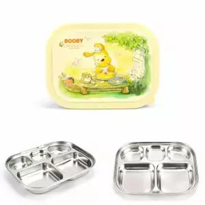 스텐 EI12QL49 27종 유치원 어린이 식판 도시락 10호 뚜껑포함