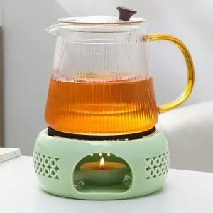 힐링모드 RB88LC09 도자기 티워머(민트+블랙) 다도 차데우기