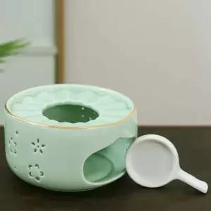 힐링데이 EL63UZ56 도자기 티 워머(민트) 다도 차데우기