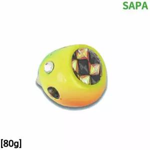 싸파 유동식 타이라바 헤드 80g 그린 2개입 참돔낚씨