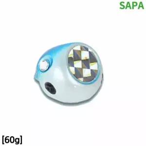 싸파 유동식 타이라바 헤드 60g 블루화이트 2개입 참