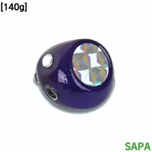 싸파 유동식 타이라바 헤드 140g 퍼플 2개입 참돔낚씨